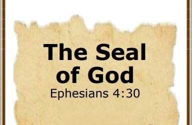 #54 The Seal of God -PMA Blog -Devos by Pastor Hollier