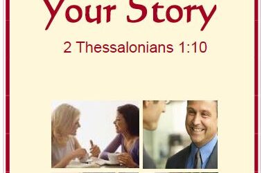 #66 Telling Your Story -PMA Blog -Devos by Pastor Hollier