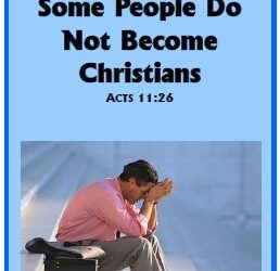 #91 7 Reasons Why People Do Not Become A Christian -Devos by Pastor Hollier